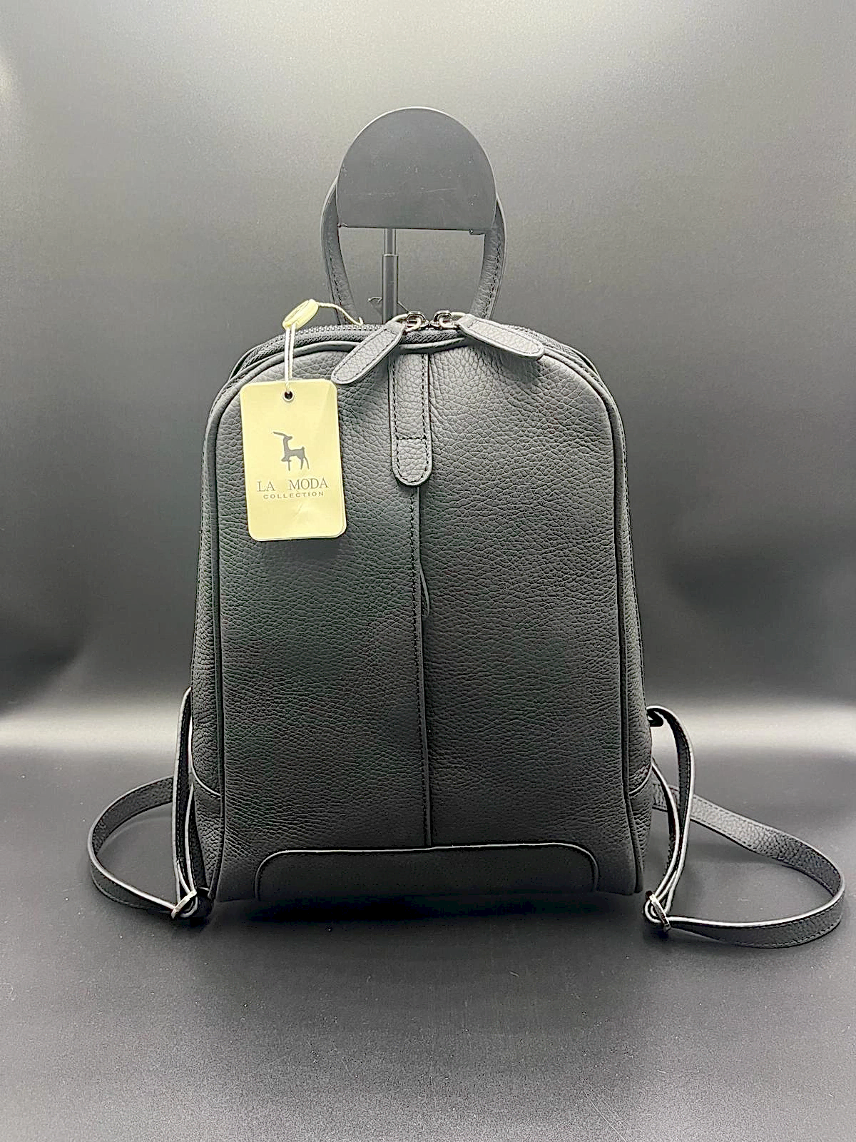 La Moda Hakiki Deri Kadın Sırt Çantası