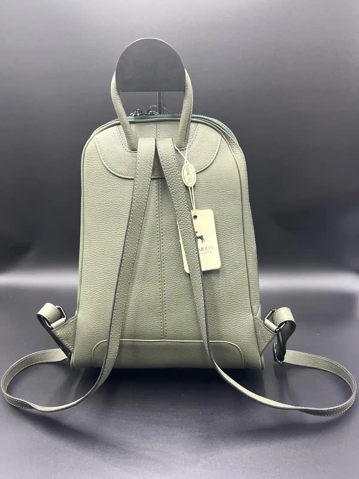 La Moda Hakiki Deri Kadın Sırt Çantası