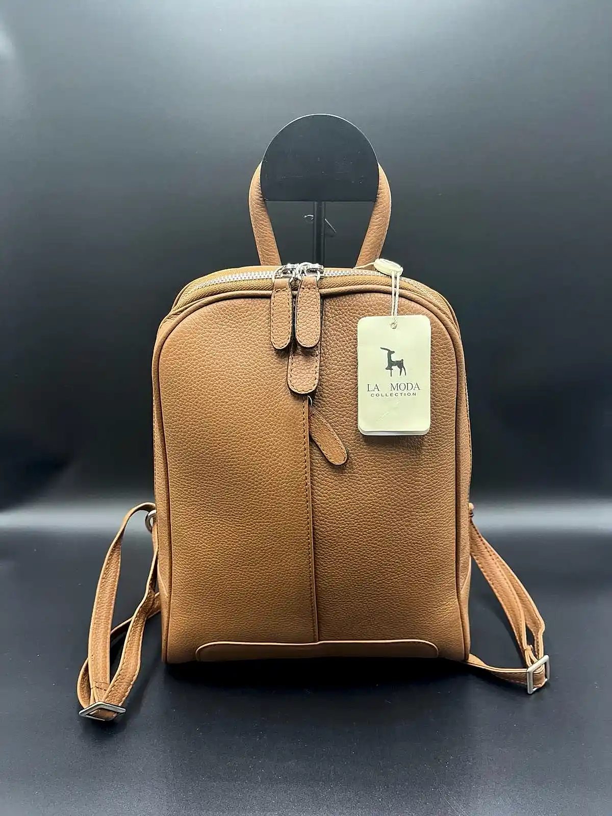 La Moda Hakiki Deri Kadın Sırt Çantası