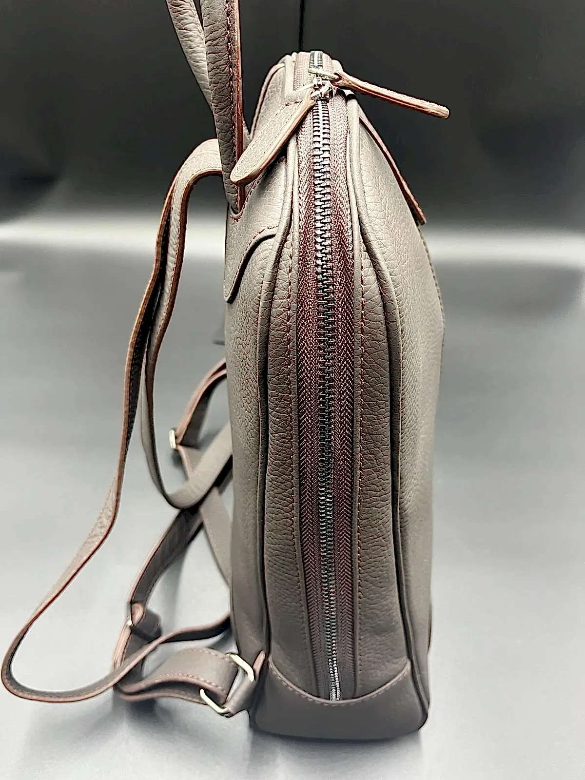 La Moda Hakiki Deri Kadın Sırt Çantası