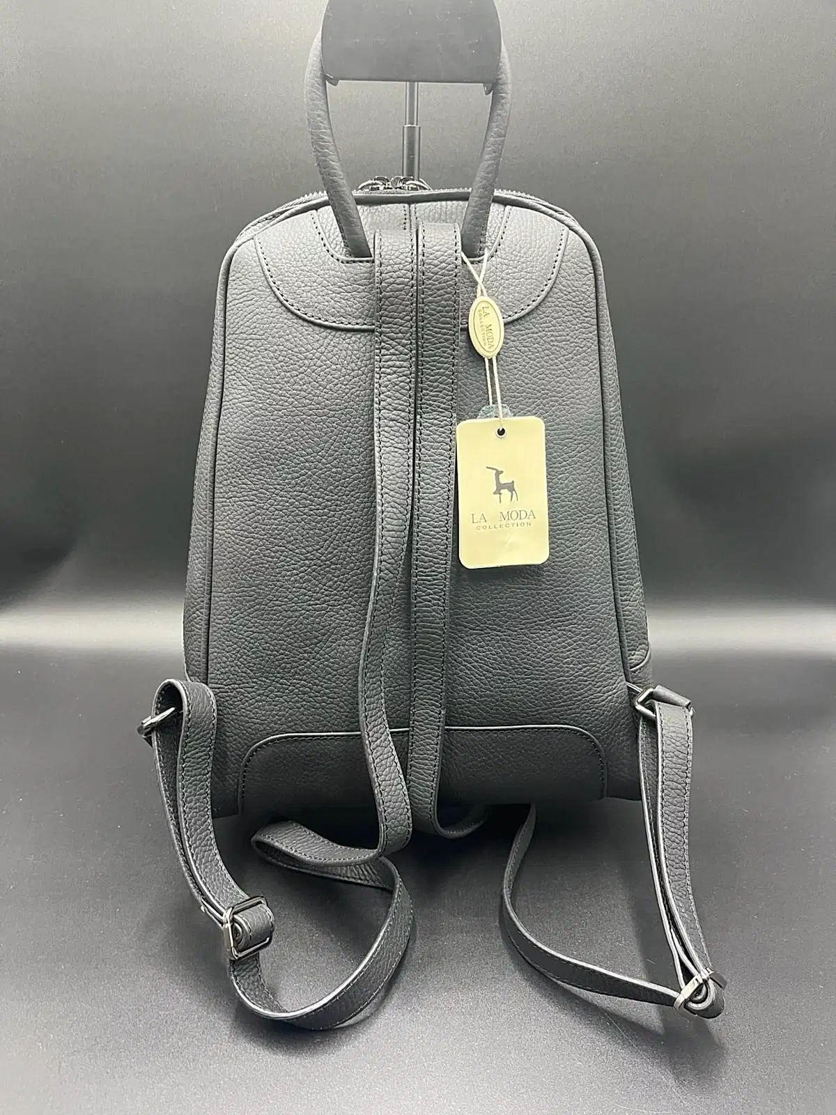 La Moda Hakiki Deri Kadın Sırt Çantası