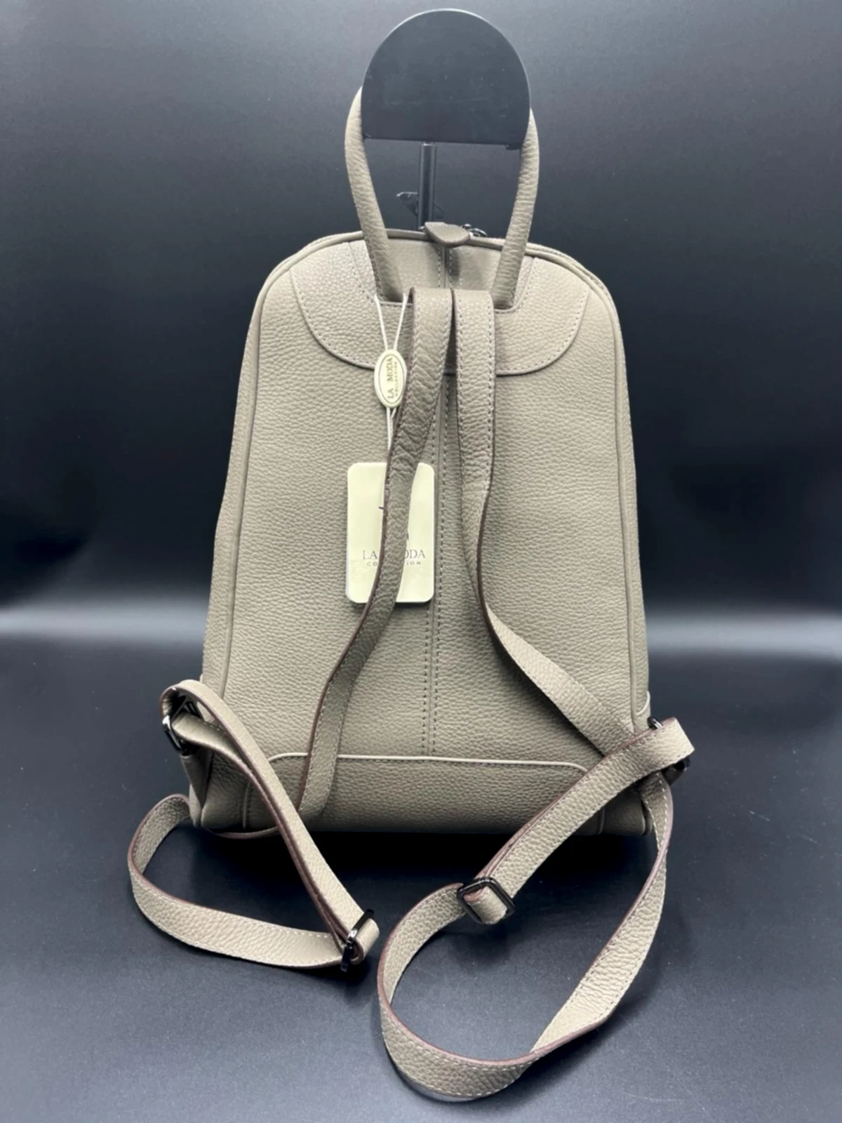 La Moda Hakiki Deri Kadın Sırt Çantası