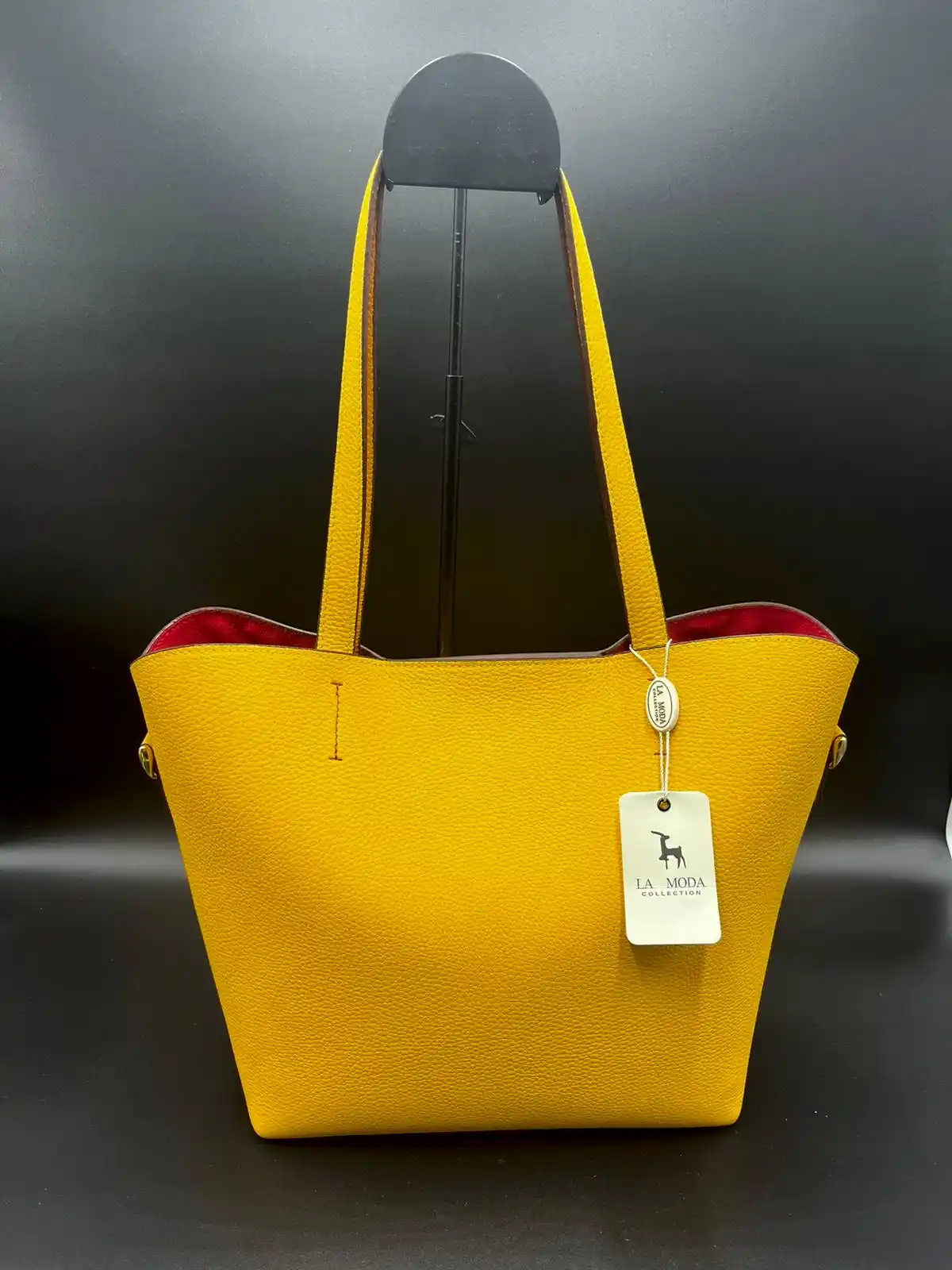 La Moda Çapraz Askılı ve Omuz Askılı Hakiki Deri Kadın Çantası