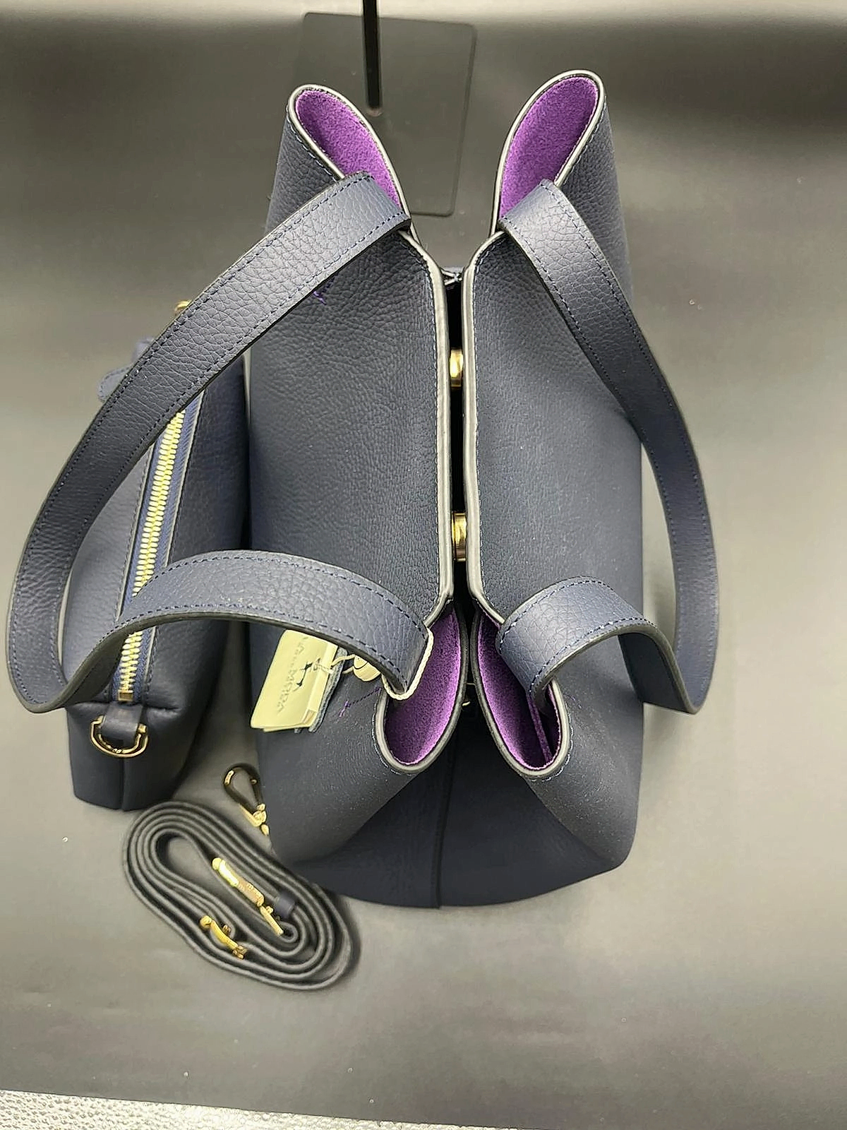 La Moda Çapraz Askılı ve Omuz Askılı Hakiki Deri Kadın Çantası