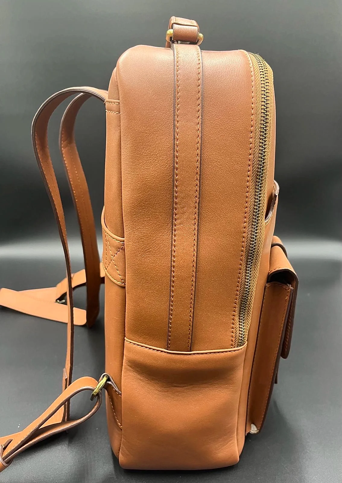 La Moda Hakiki Deri Unisex Sırt Çantası