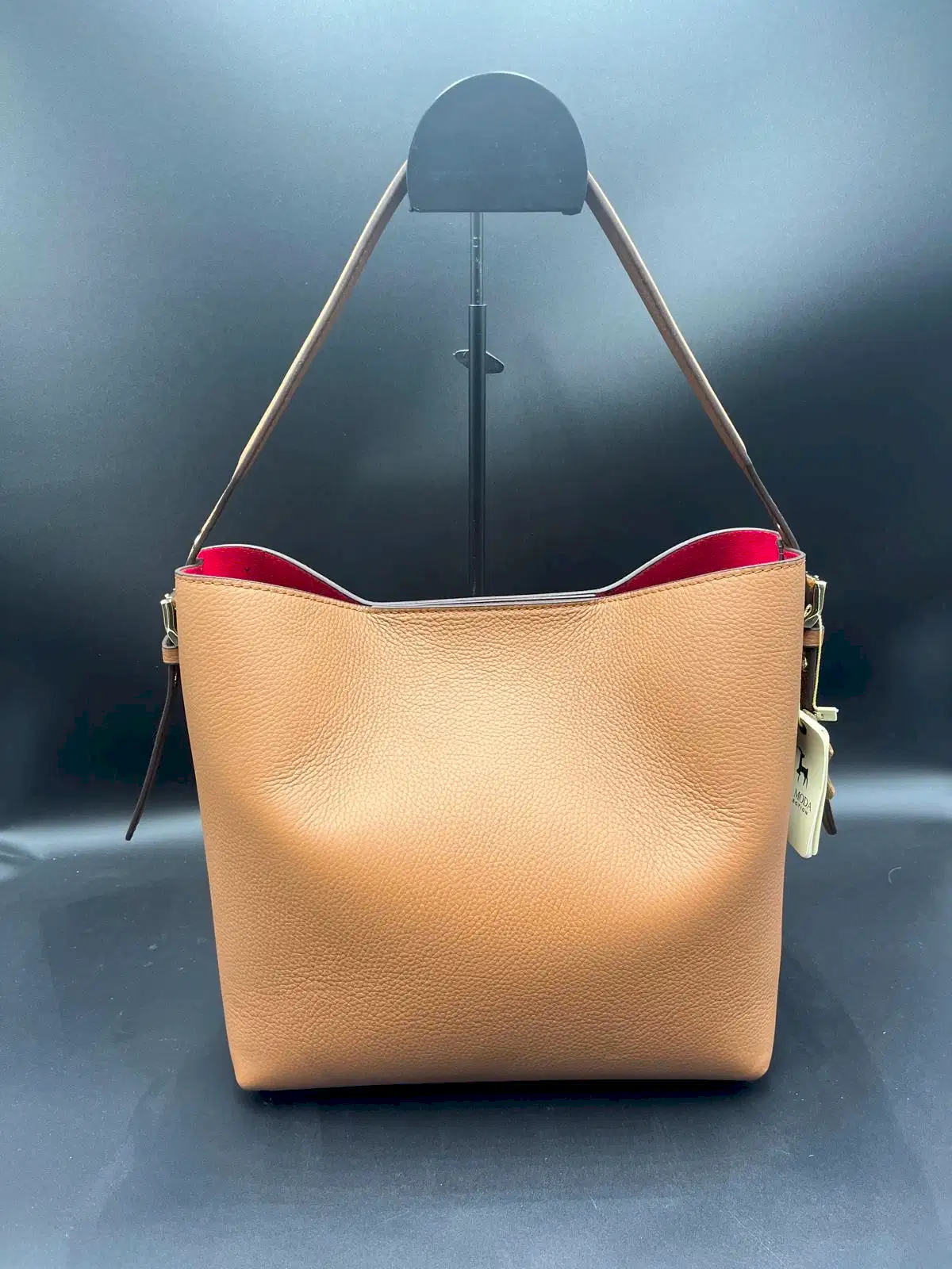 La moda Omuz Askılı Hakiki Deri Kadın Çantası