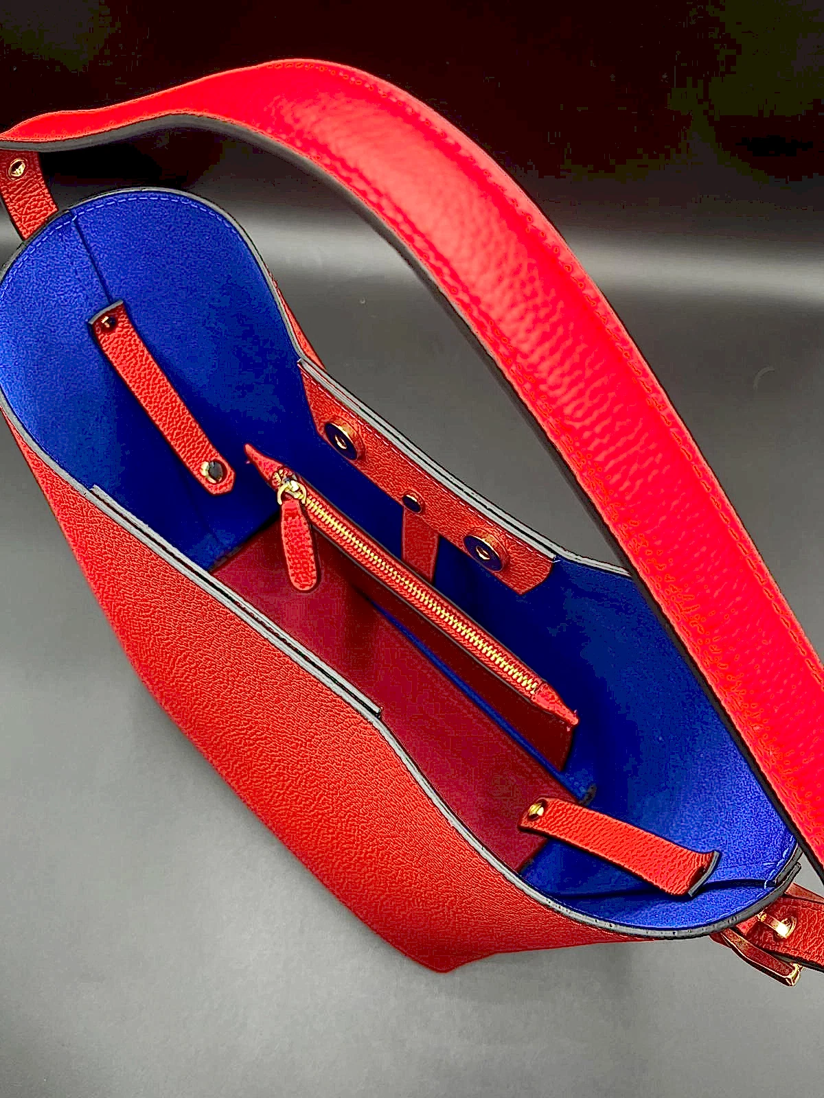 La moda Omuz Askılı Hakiki Deri Kadın Çantası