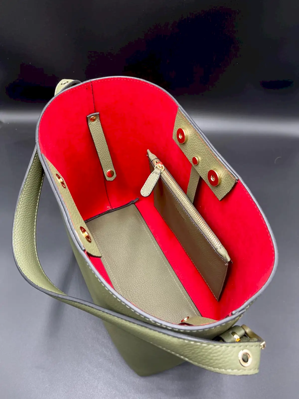 La moda Omuz Askılı Hakiki Deri Kadın Çantası