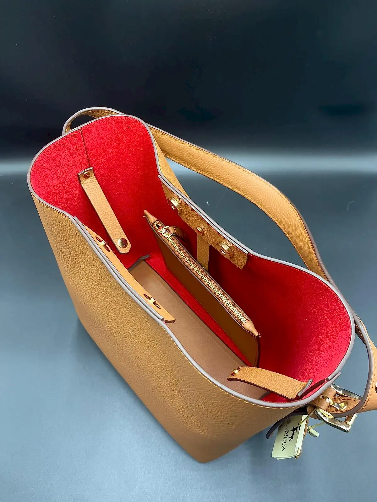 La moda Omuz Askılı Hakiki Deri Kadın Çantası