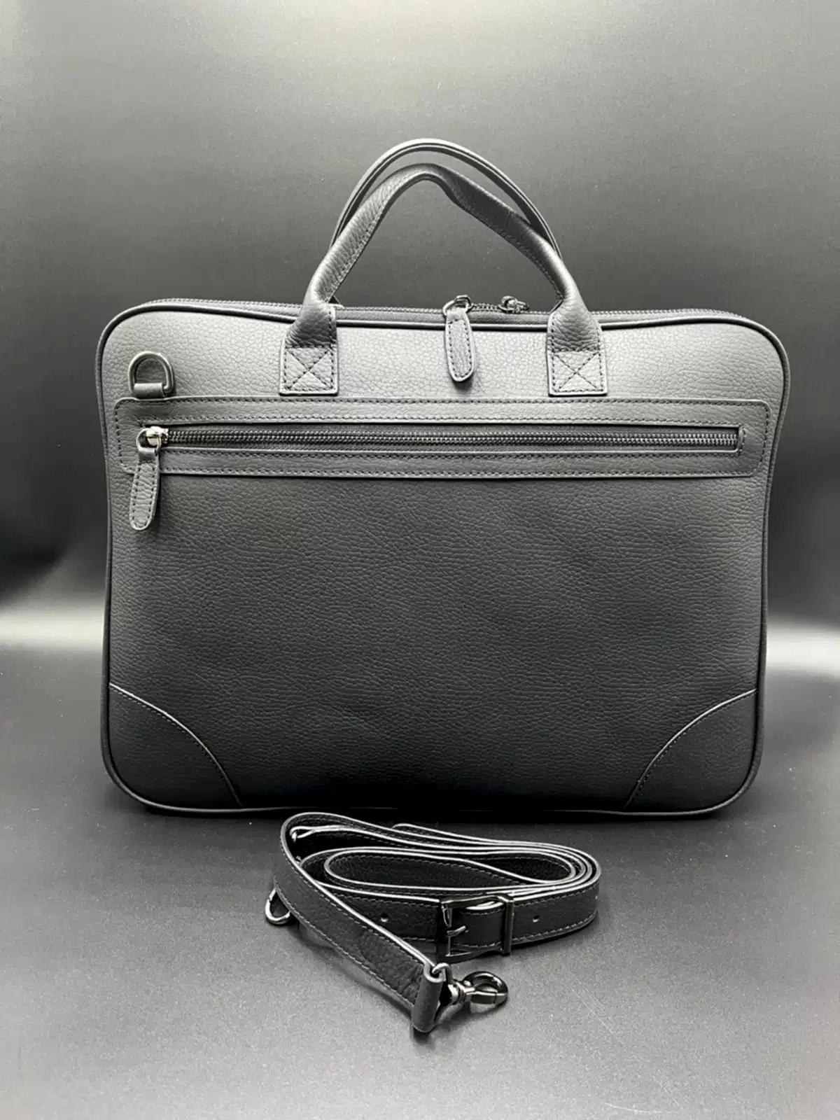 La Moda Unisex Hakiki Deri Evrak Çantası Laptop Bölmeli 16 '' inç 