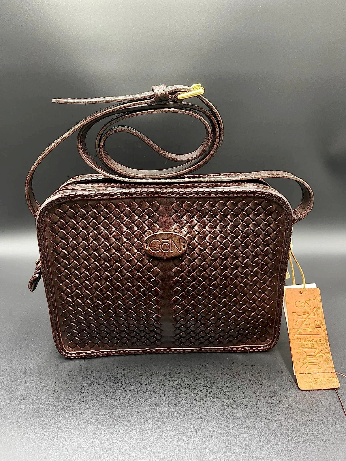 Gön Çapraz Askılı Hakiki Deri Kadın Çantası 