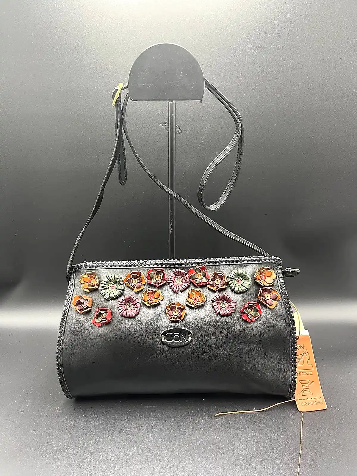 Gön Çapraz Askılı Hakiki Deri Kadın Çantası