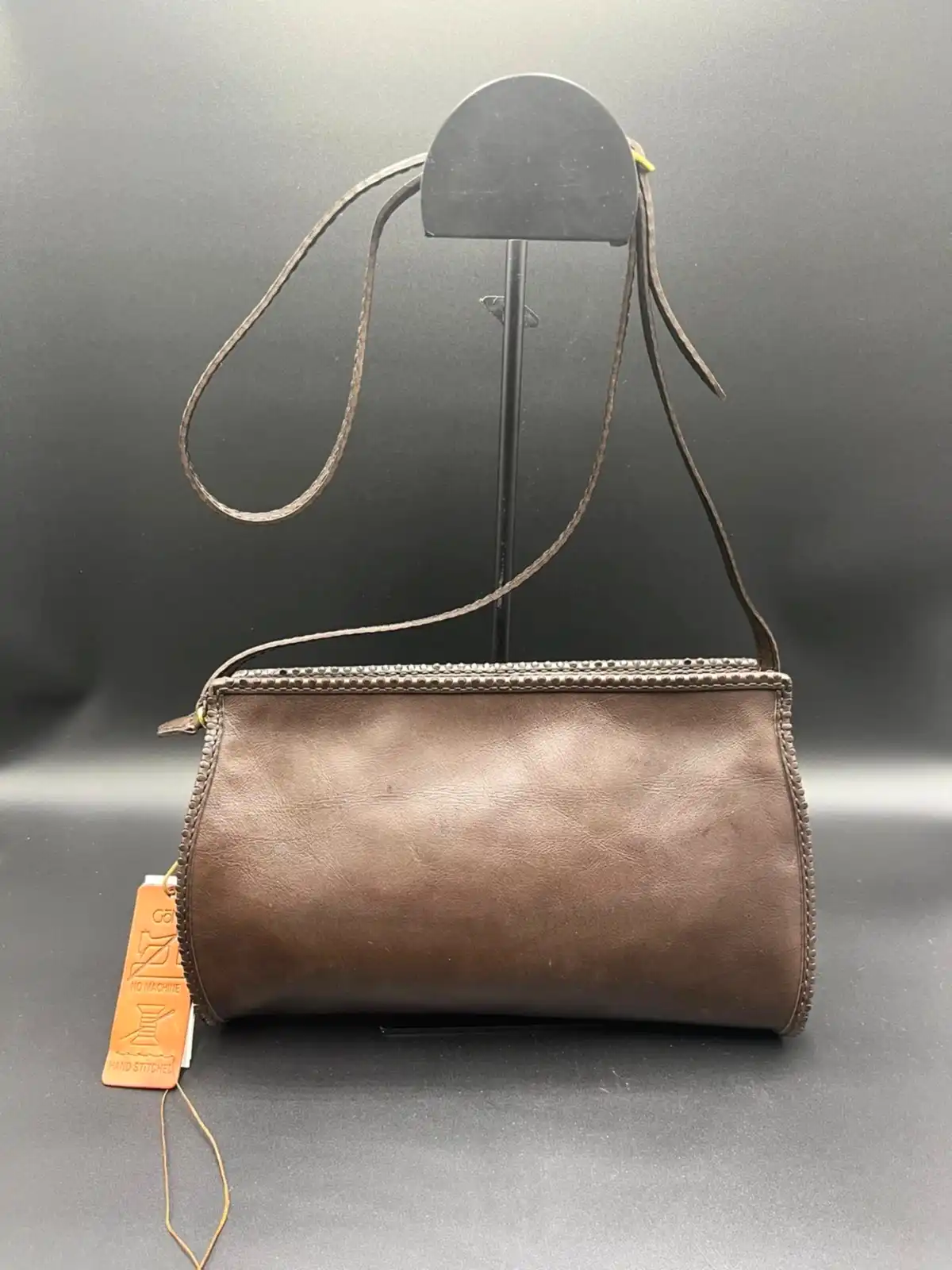 Gön Çapraz Askılı Hakiki Deri Kadın Çantası