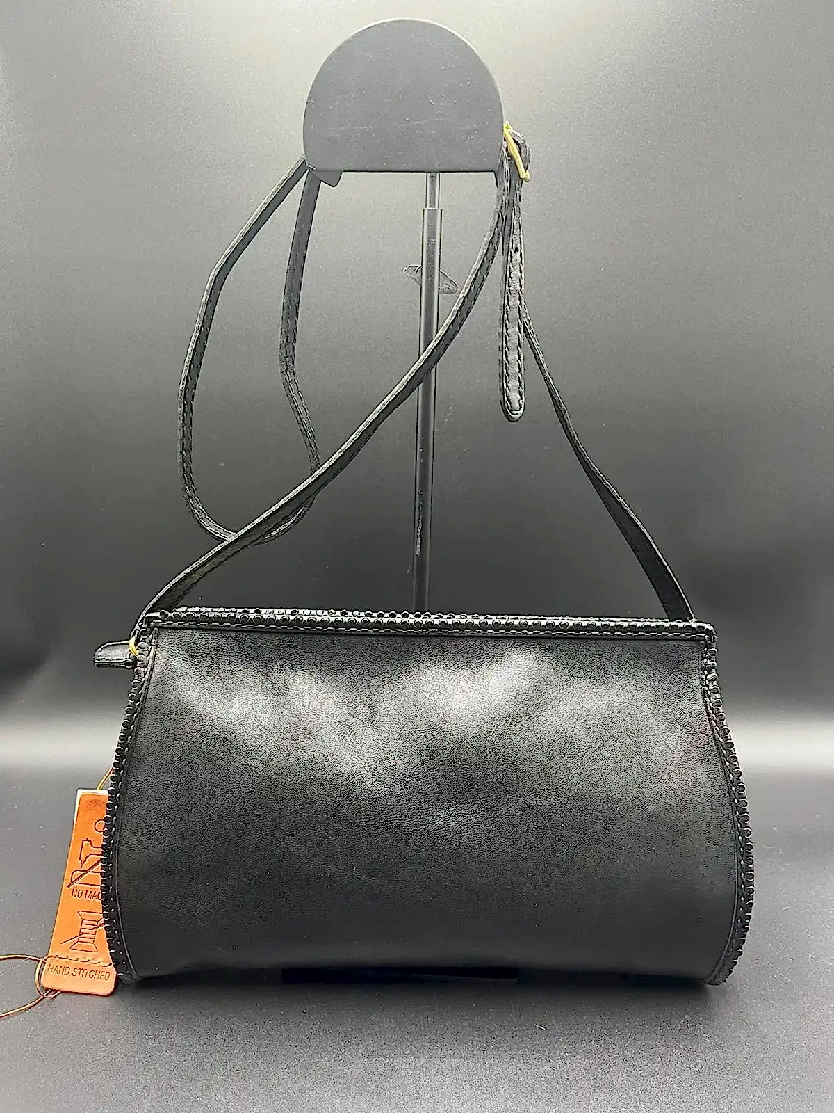 Gön Çapraz Askılı Hakiki Deri Kadın Çantası