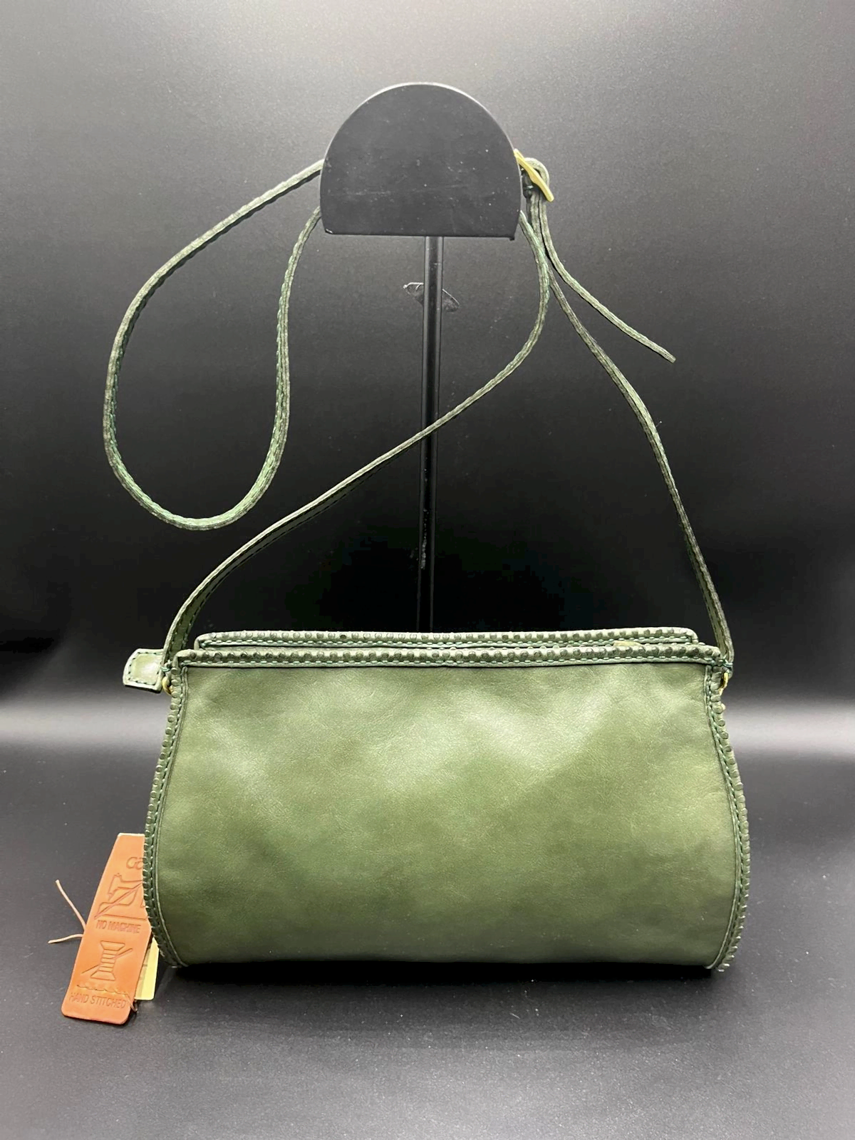 Gön Çapraz Askılı Hakiki Deri Kadın Çantası