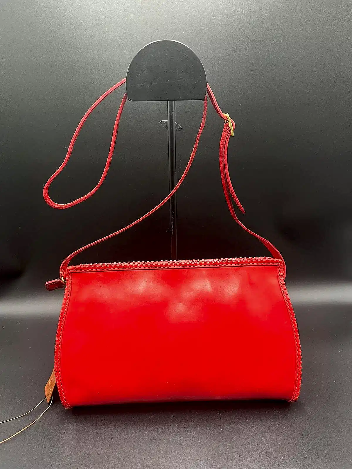 Gön Çapraz Askılı Hakiki Deri Kadın Çantası