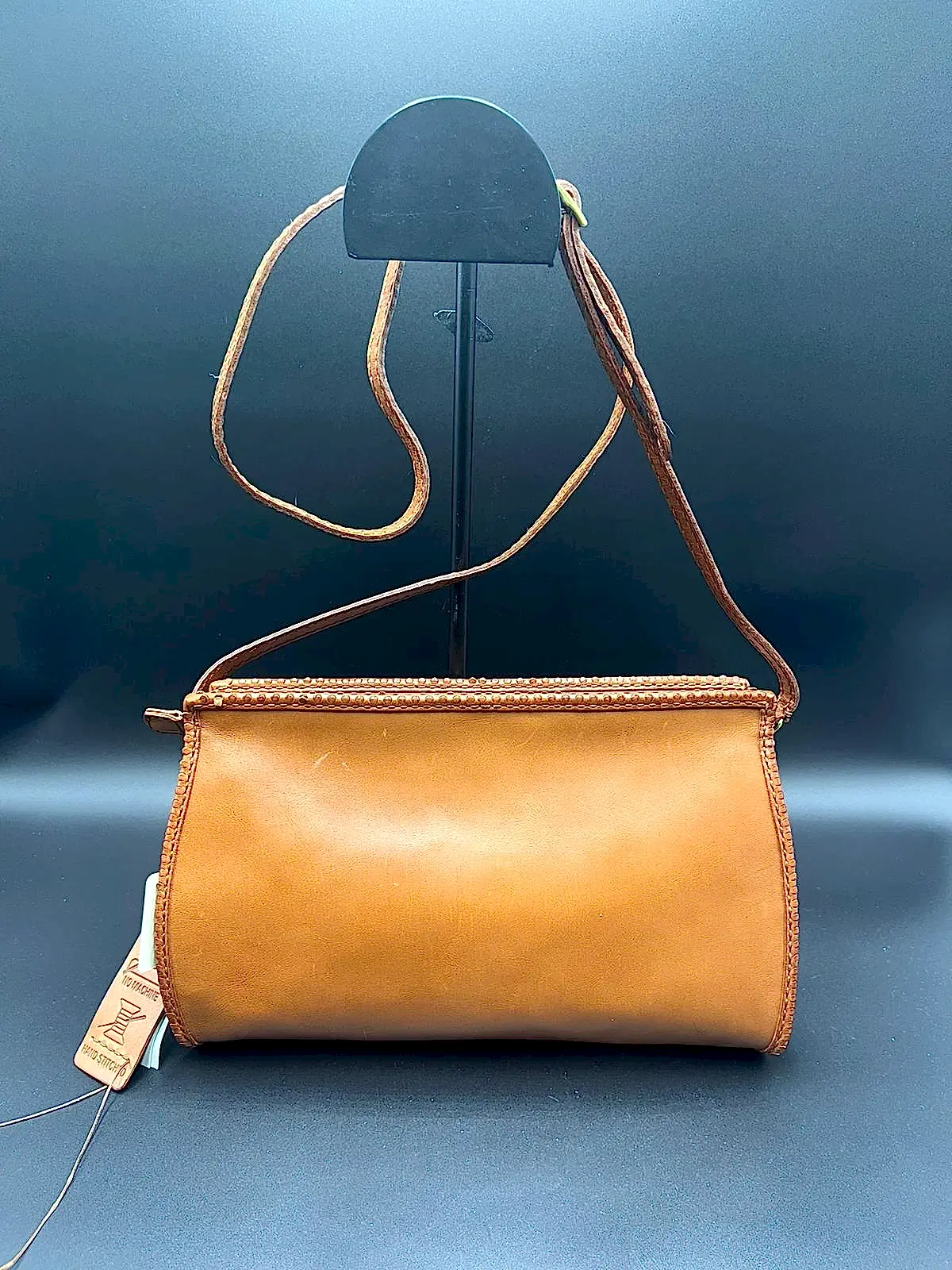 Gön Çapraz Askılı Hakiki Deri Kadın Çantası