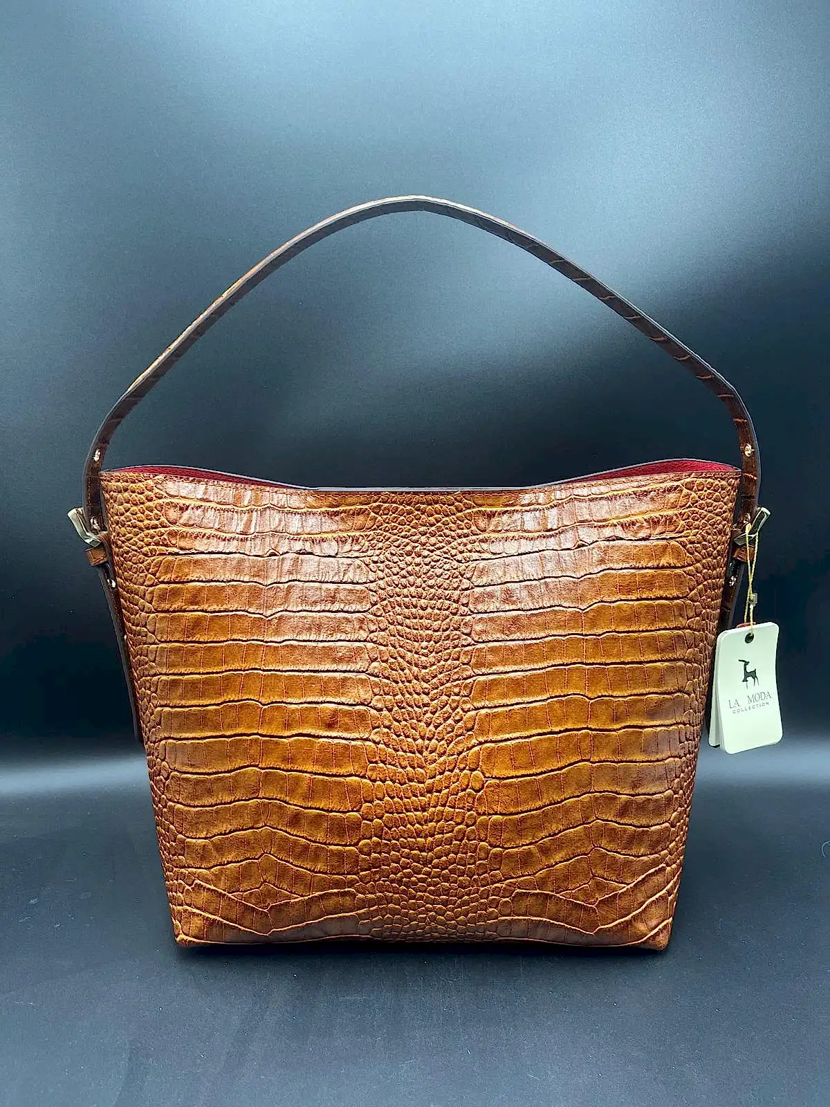 La moda Omuz Askılı Hakiki Deri Kadın Çantası