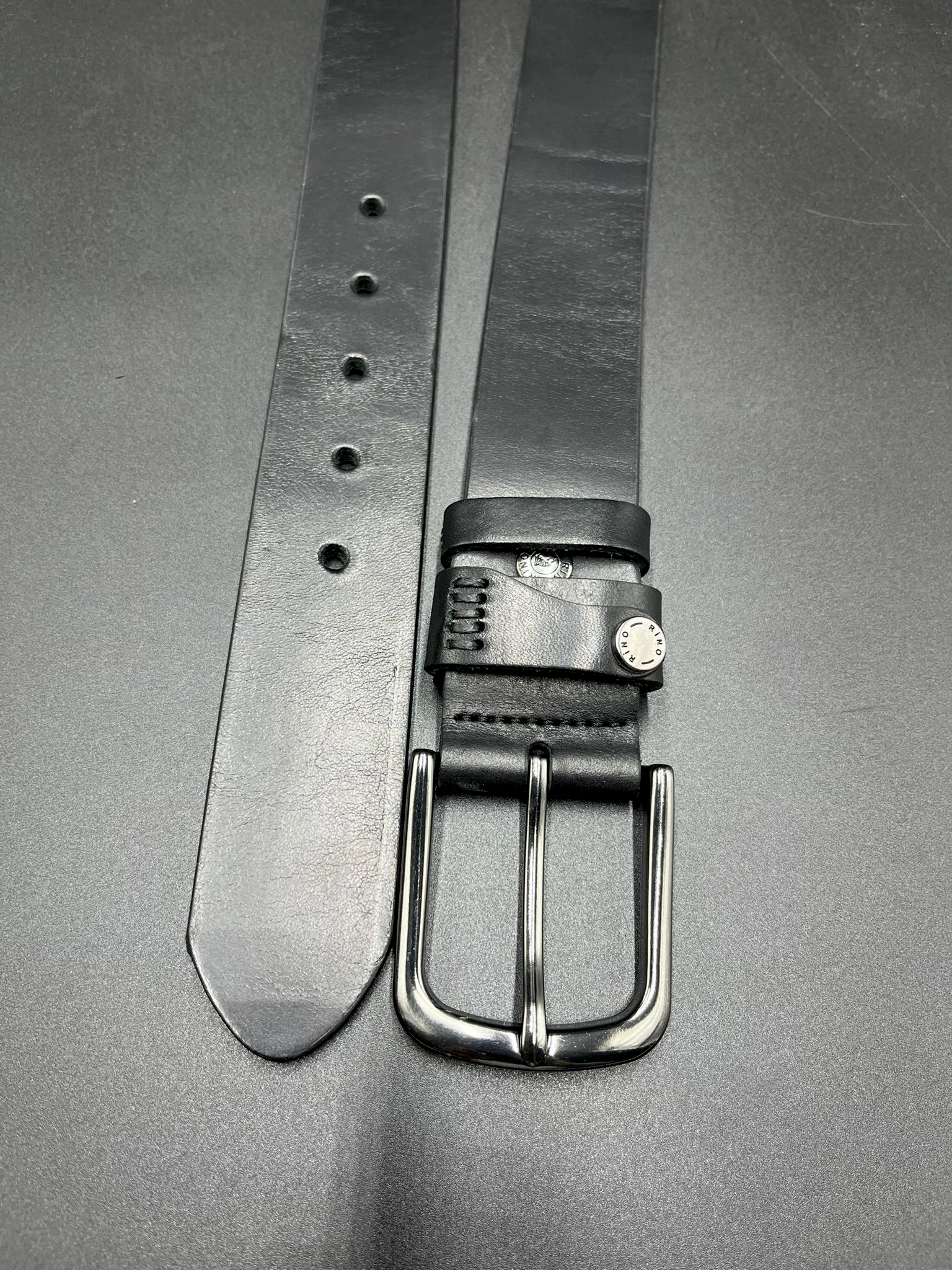 4 cm Antik Hakiki Deri Spor Kemer Unisex