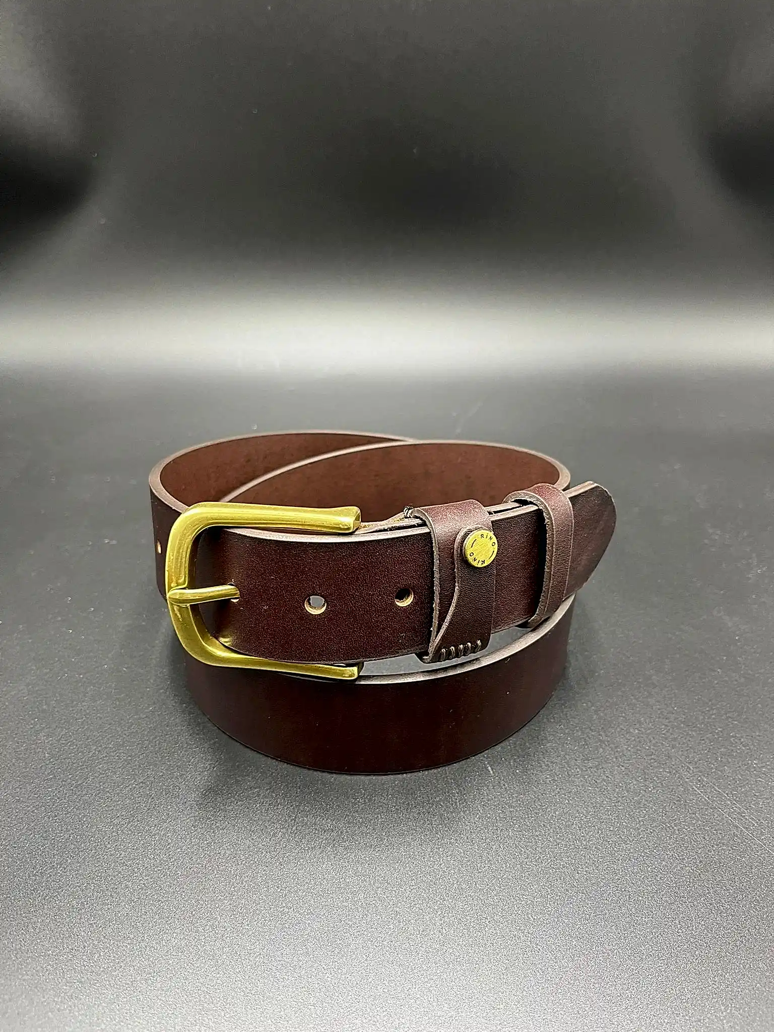 4 cm Antik Hakiki Deri Spor Kemer Unisex