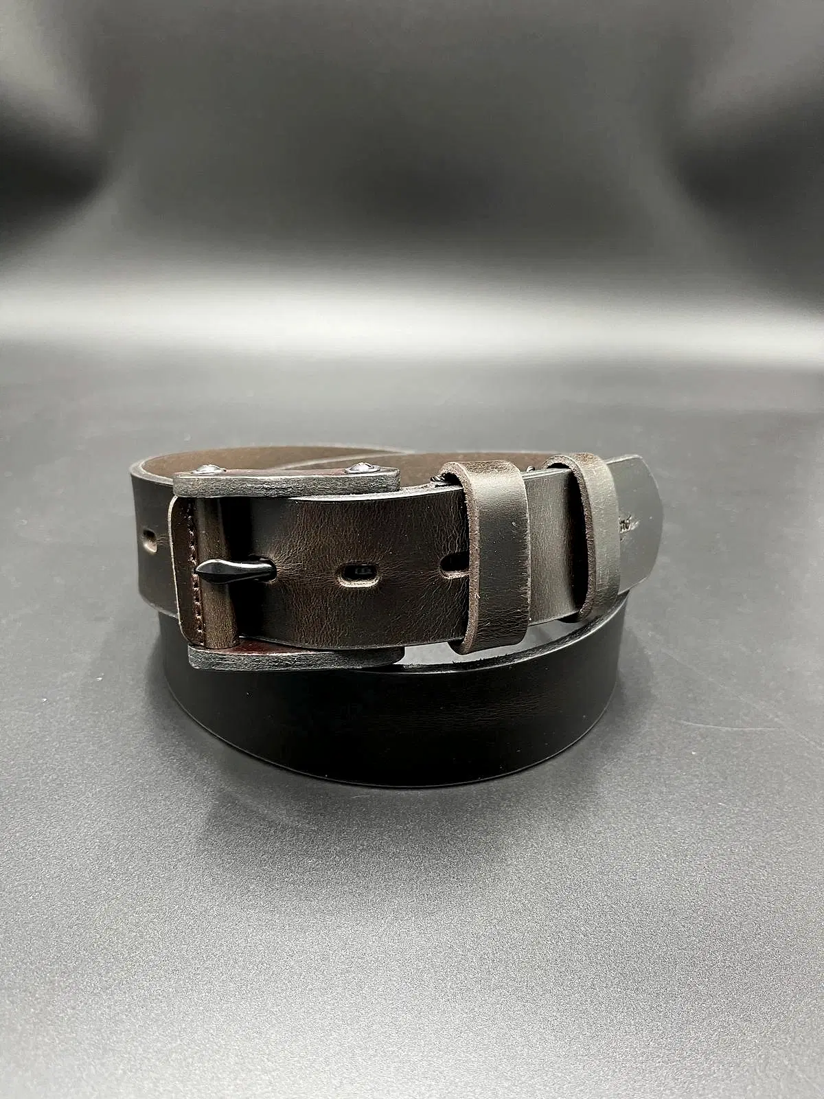 4 cm Antik  El Yapımı Hakiki Deri Spor Kemer Erkek