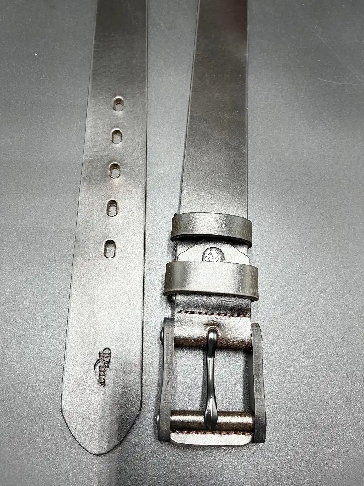 4 cm Antik  El Yapımı Hakiki Deri Spor Kemer Erkek