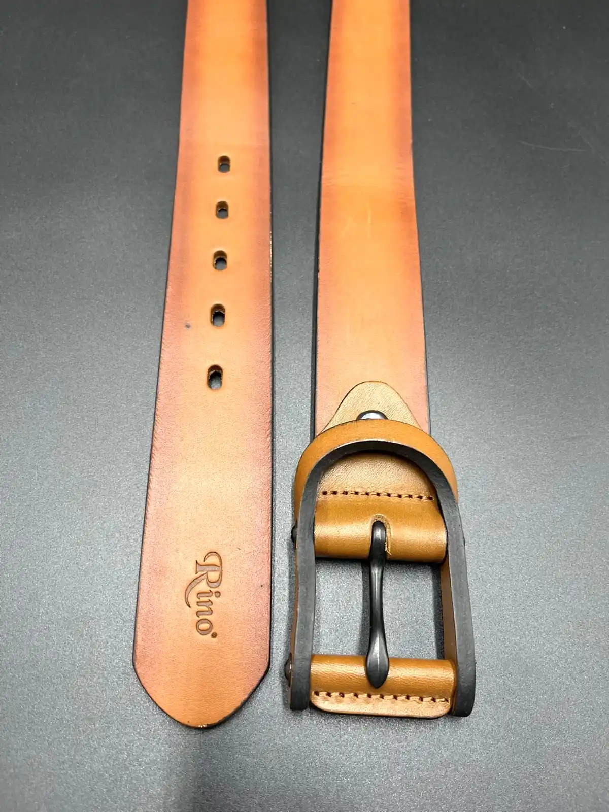 4 cm Antik  El Yapımı Hakiki Deri Spor Kemer Erkek