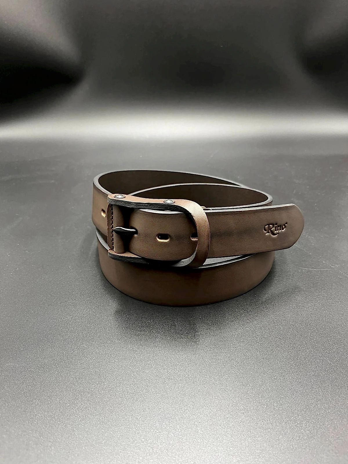 4 cm Antik  El Yapımı Hakiki Deri Spor Kemer Erkek