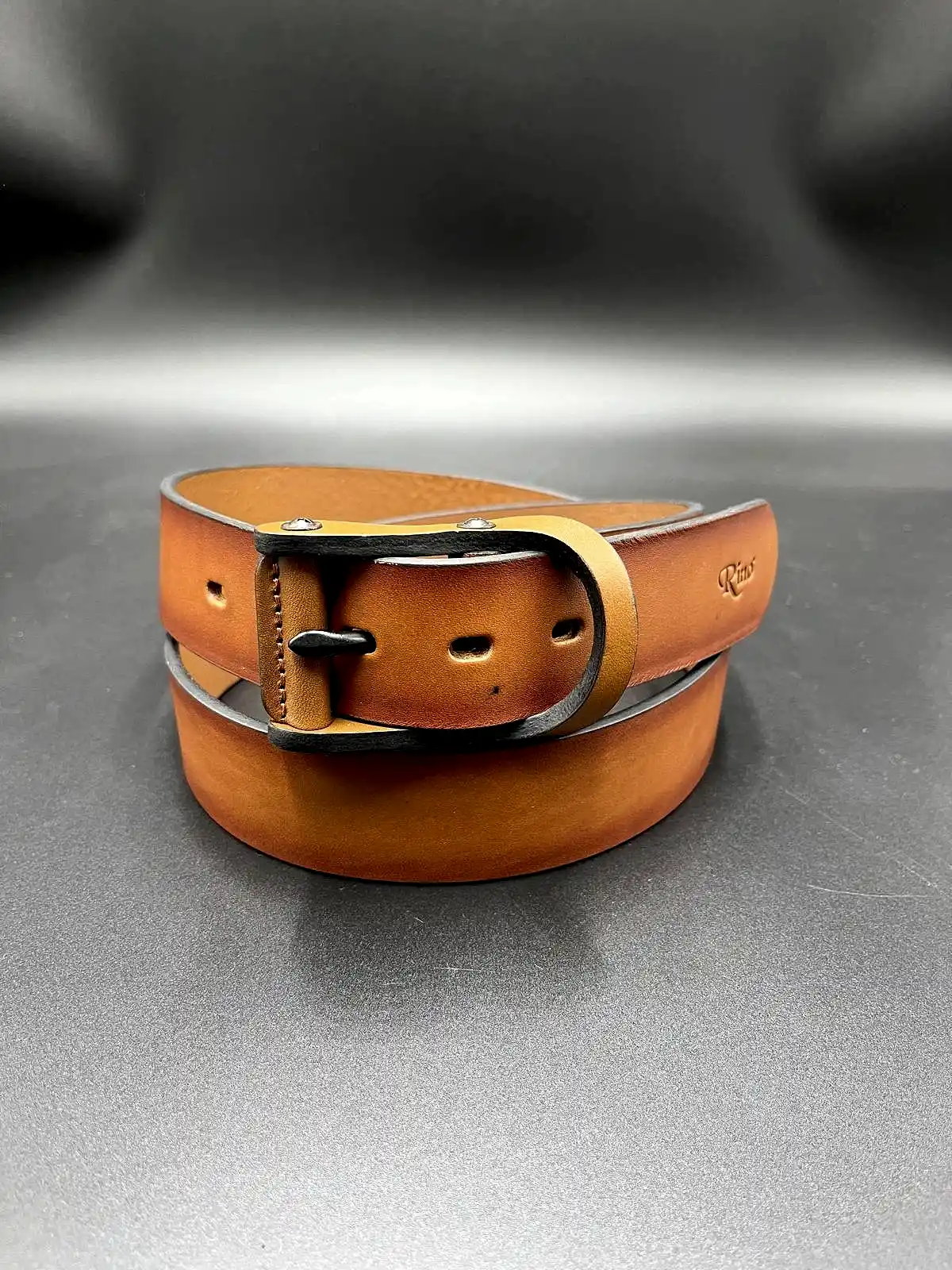 4 cm Antik  El Yapımı Hakiki Deri Spor Kemer Erkek