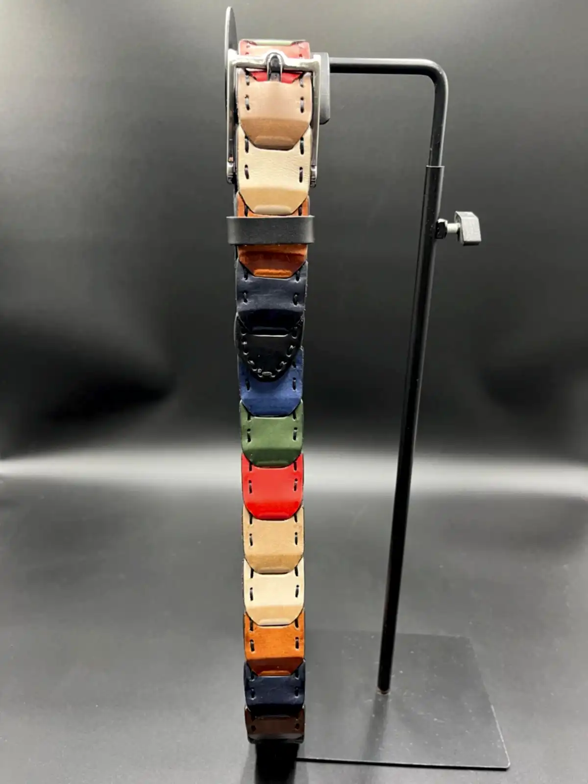 3.5 cm El Yapımı Örgülü Deri Spor Kemer Unisex Mix